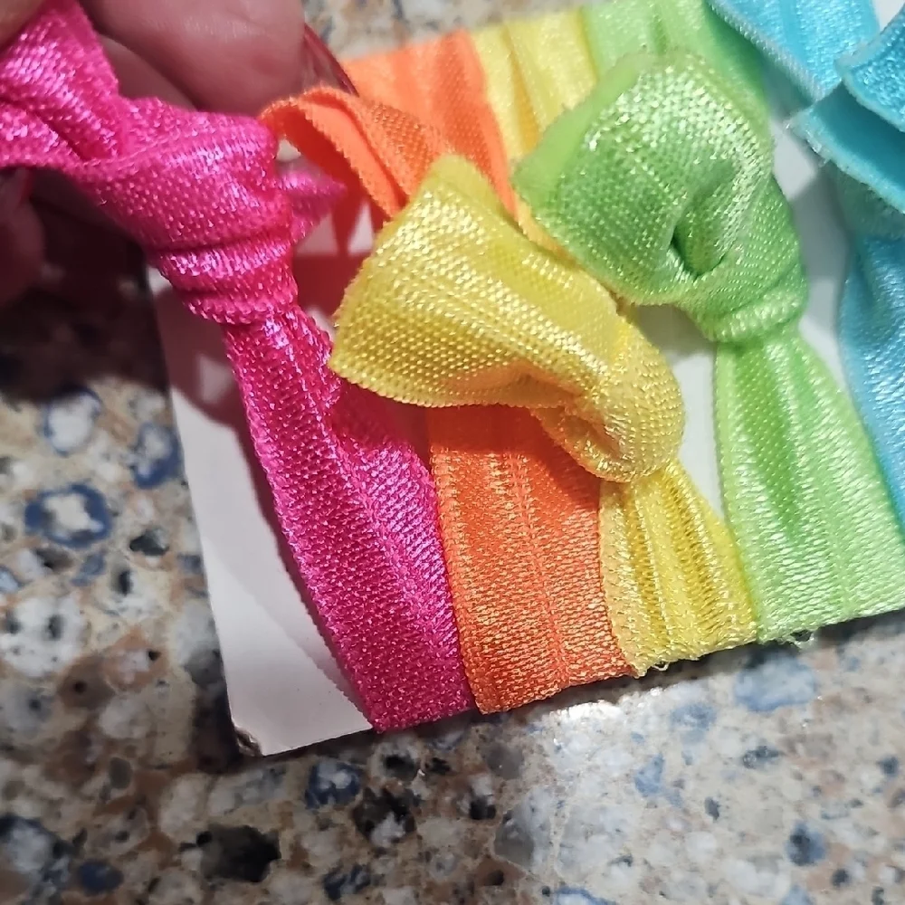 Colorful Elastic Hair Ties Set NEW